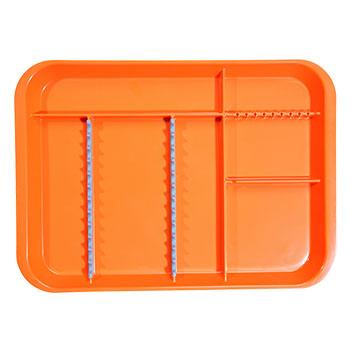 Shop online at Serona.ca for the veterinary dental Zirc B-Lock Antimicrobial Divided Tray (holds 12 instruments), available for sale in a variety of colours.