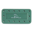 Veterinary dental Zirc Antimicrobial Bur Block with 14 holes.